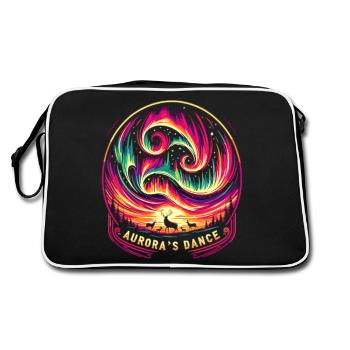 Lively nightlife - Retro Bag - black/white - Back