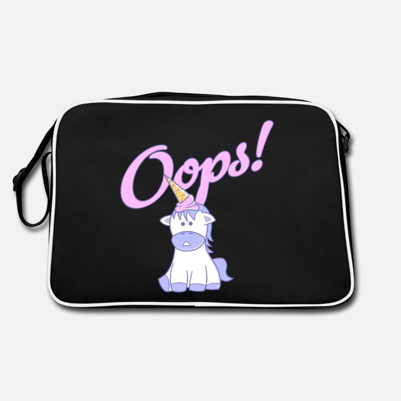Unicorn Oops! Retro Bag