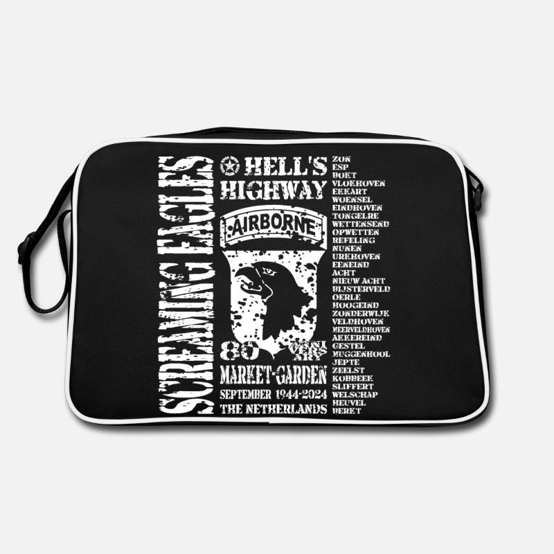 AVM 101. Luftlandeplatz 80. Gärtnerei 1944 2024 Retro Tasche