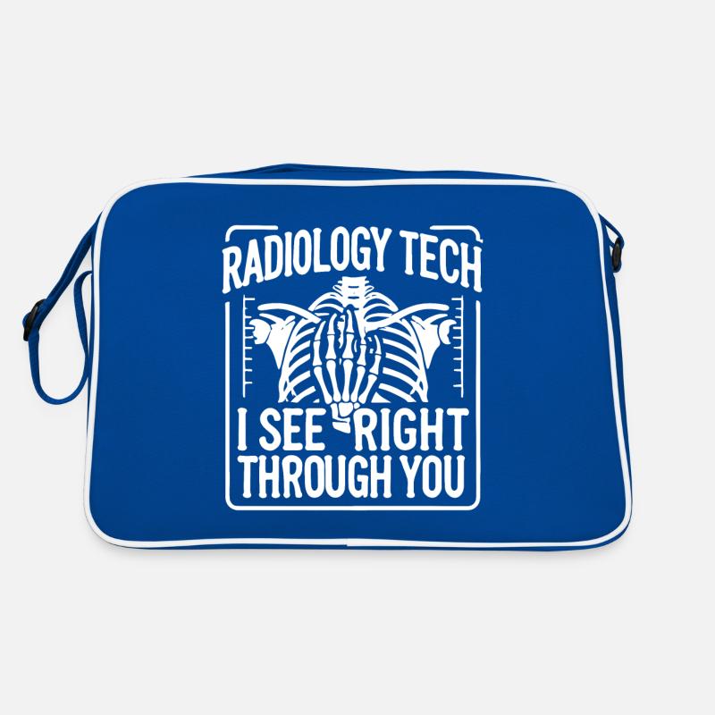 Radiology Tech X-Ray Skeleton Humor Retro Bag