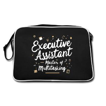 Executive Assistant Master of Multitasking - Retro Bag - black/white - Back