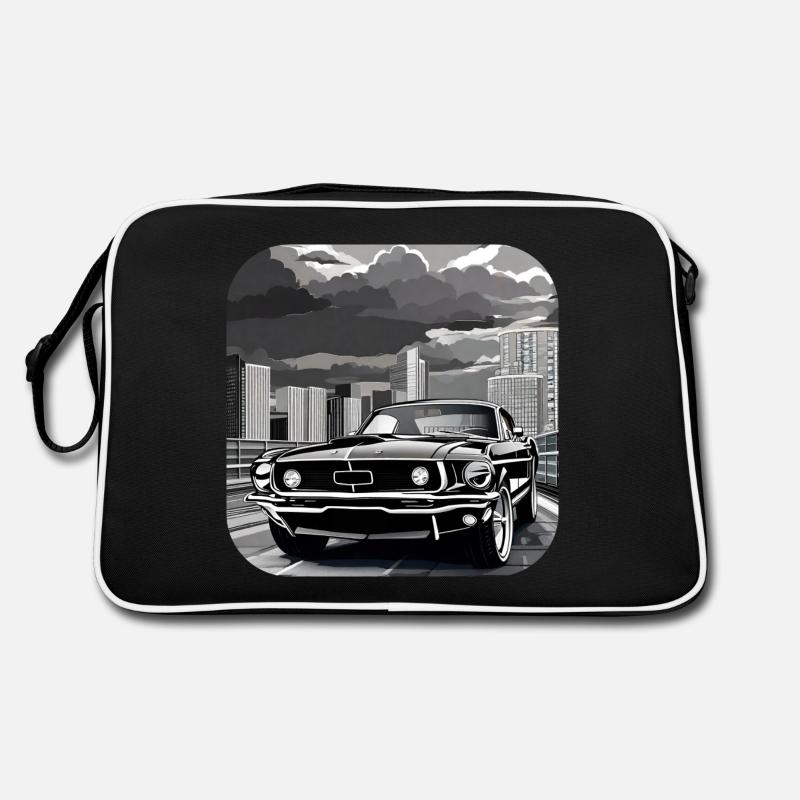 Oldtimer Drift Auto Turbo Rallye Retro Tasche