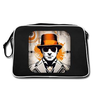 Cool Steampunk Design - Sac Retro - noir/blanc - Dos