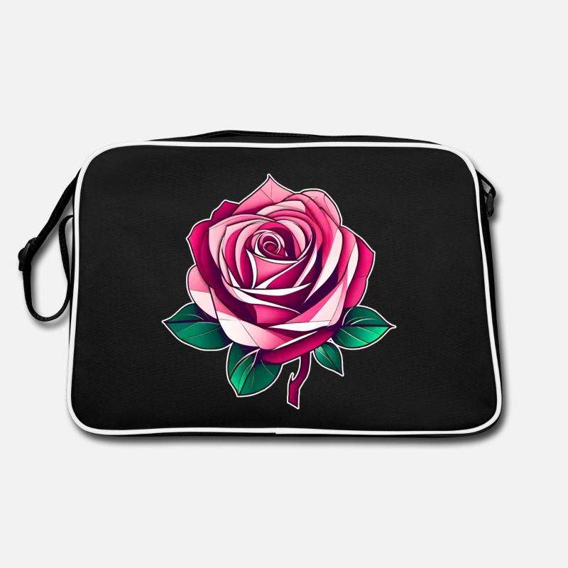 Rosa Rose III Retro Tasche