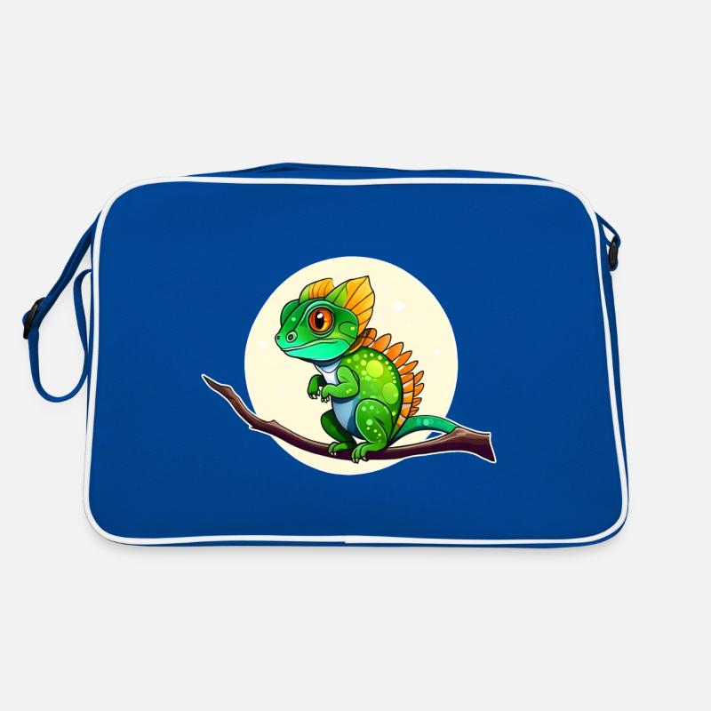 Cute little lizard Retro Bag