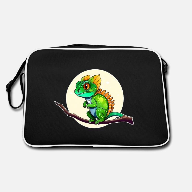 Mignon petit lézard Sac Retro
