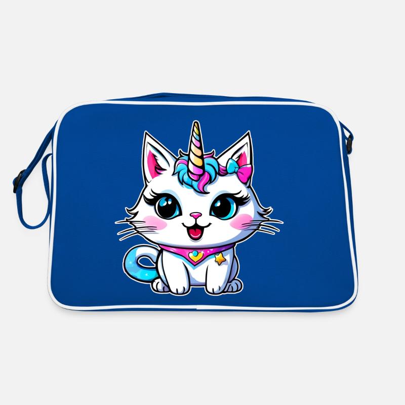 Cute Unicorn Cat Retro Bag