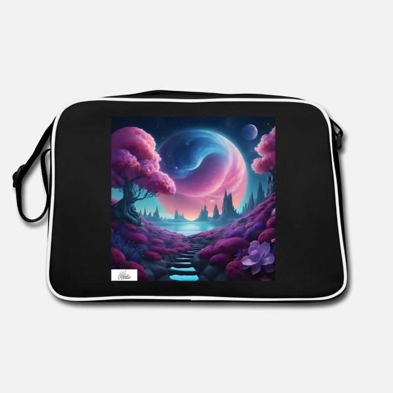 Epic celestial dreamscape Retro Bag