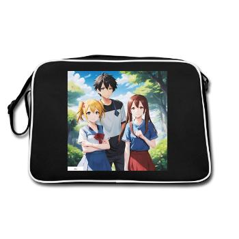 Anime Amis Été - Sac Retro - noir/blanc - Dos