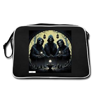 Horror cult friends - Retro Bag - black/white - Back