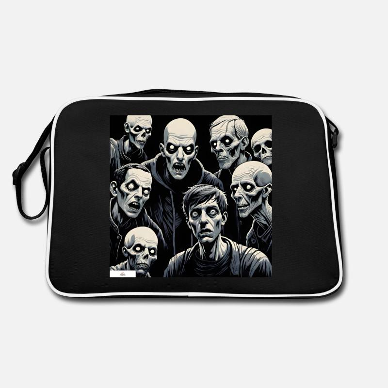 Zombies! Freunde? Retro Tasche