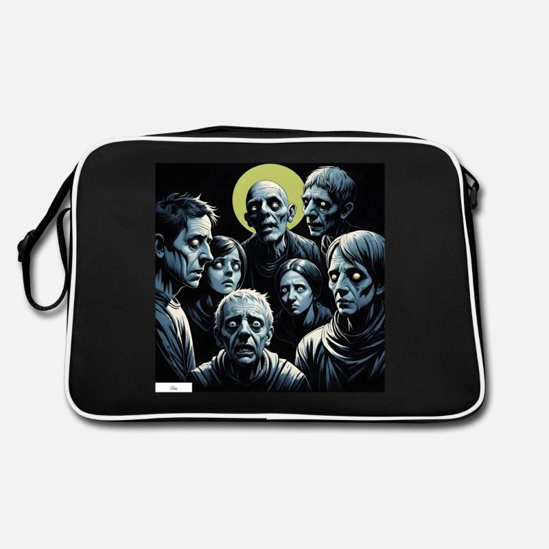 Düsterste Freunde Retro Tasche