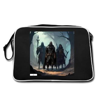 Amis de la fantasy ancienne - Sac Retro - noir/blanc - Dos
