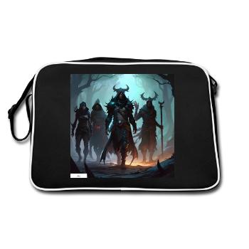 Mages et sorciers Amis - Sac Retro - noir/blanc - Dos