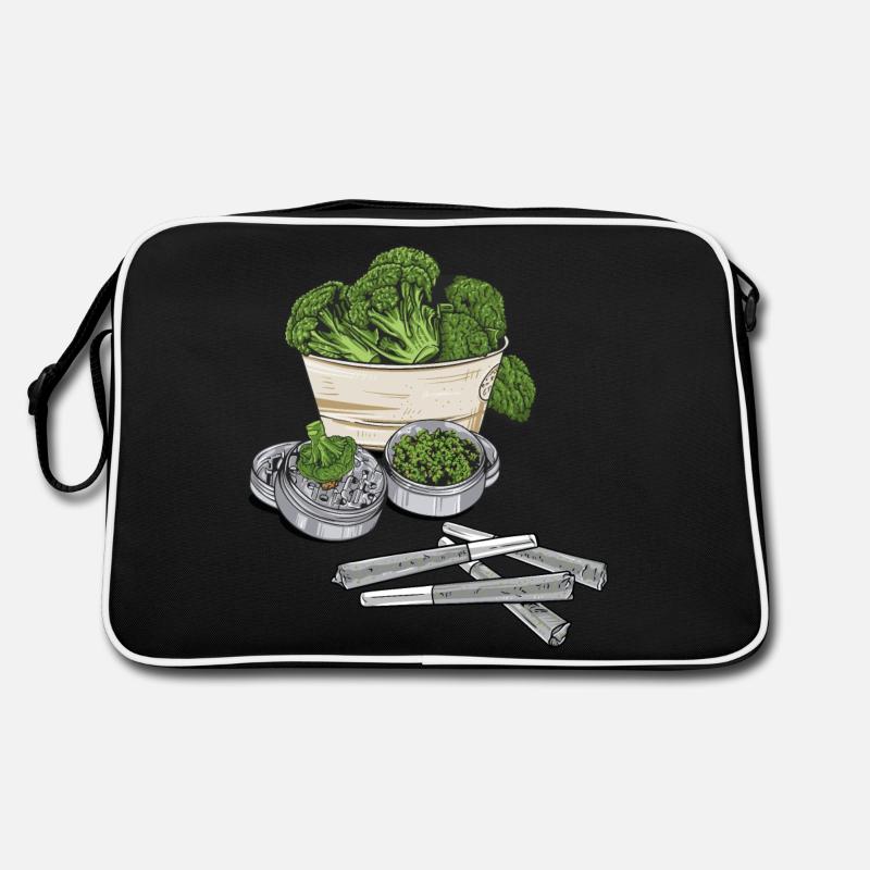 Broccoli // Illustration Retro Tasche