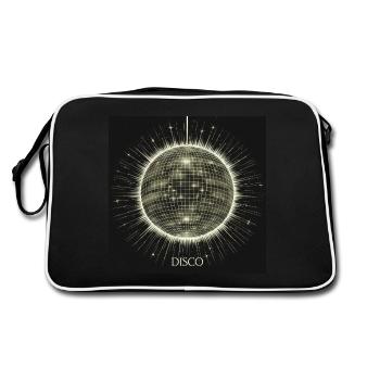 Boule DISCO - Sac Retro - noir/blanc - Dos