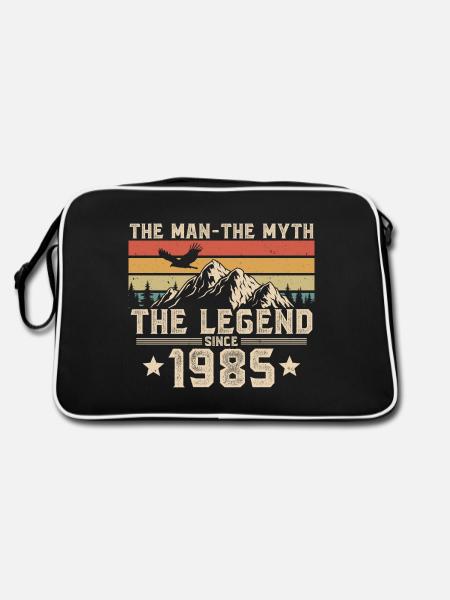 1985 Vintage né homme mythe légende - Sac Retro - noir/blanc
