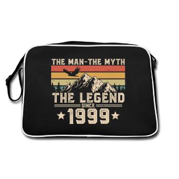 1999 Vintage né homme mythe, légende - Sac Retro - noir/blanc - Dos