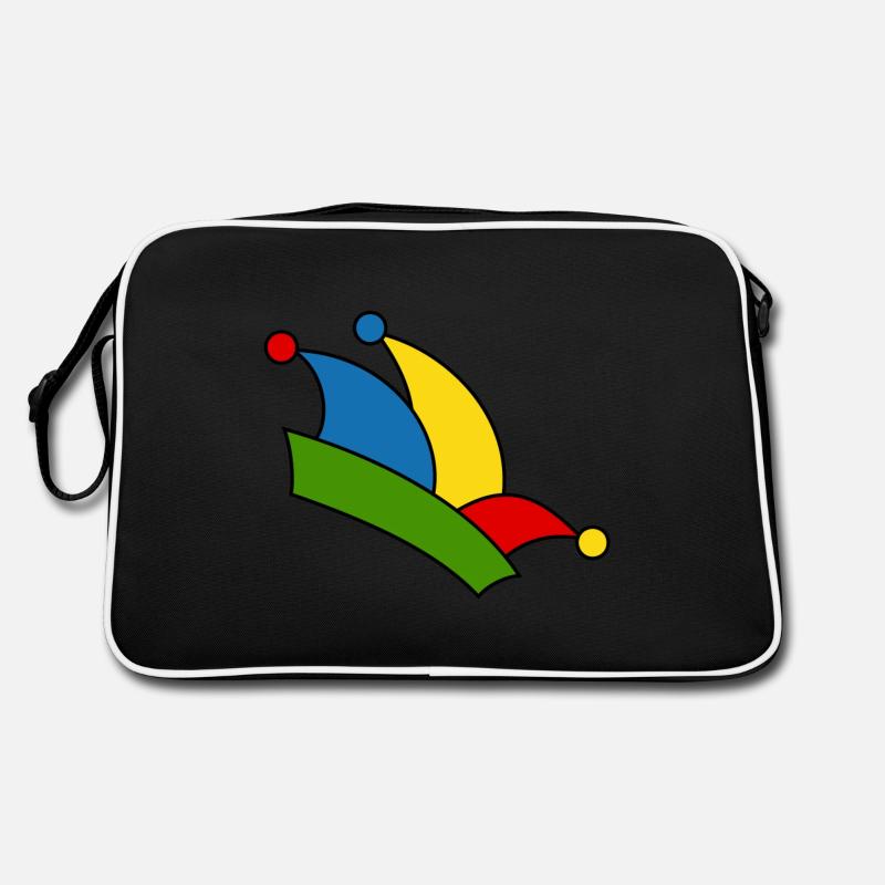 Fool cap colorful Retro Bag