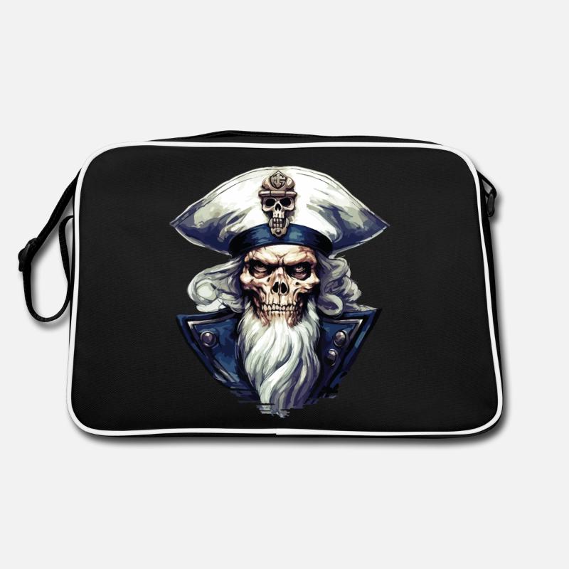 Crâne de marin Crâne Capitaine Ahoy Navire Sac Retro