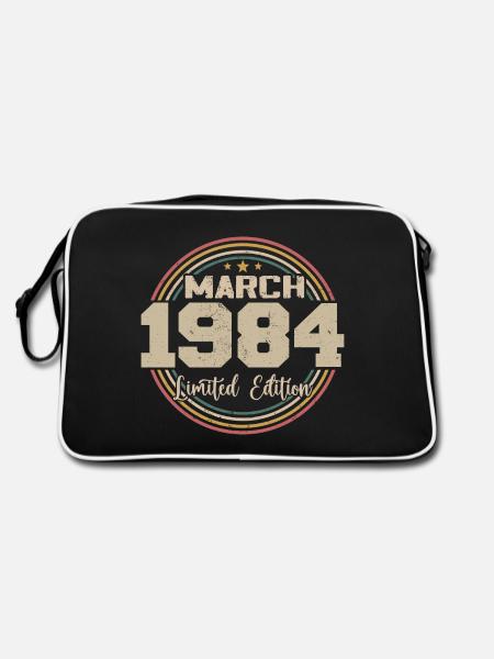Génial Depuis Mars 1934 Anniversaire 1934 Cadeau - Sac Retro - noir/blanc