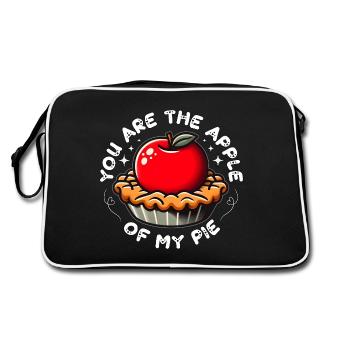 TU ES LA POMME DE MON GÂTEAU - Sac Retro - noir/blanc - Dos