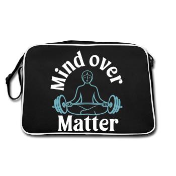Conception de fitness et de méditation - Sac Retro - noir/blanc - Dos