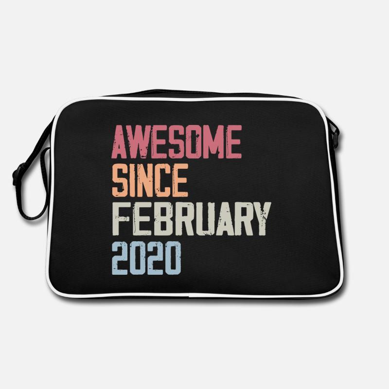 Février 2020, 4e anniversaire 2020 Fevrier 4 ans Sac Retro
