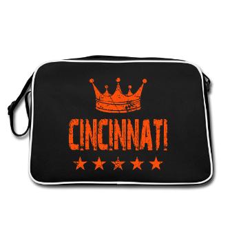 Cincinnati Crown Stars - Retro Bag - black/white - Back