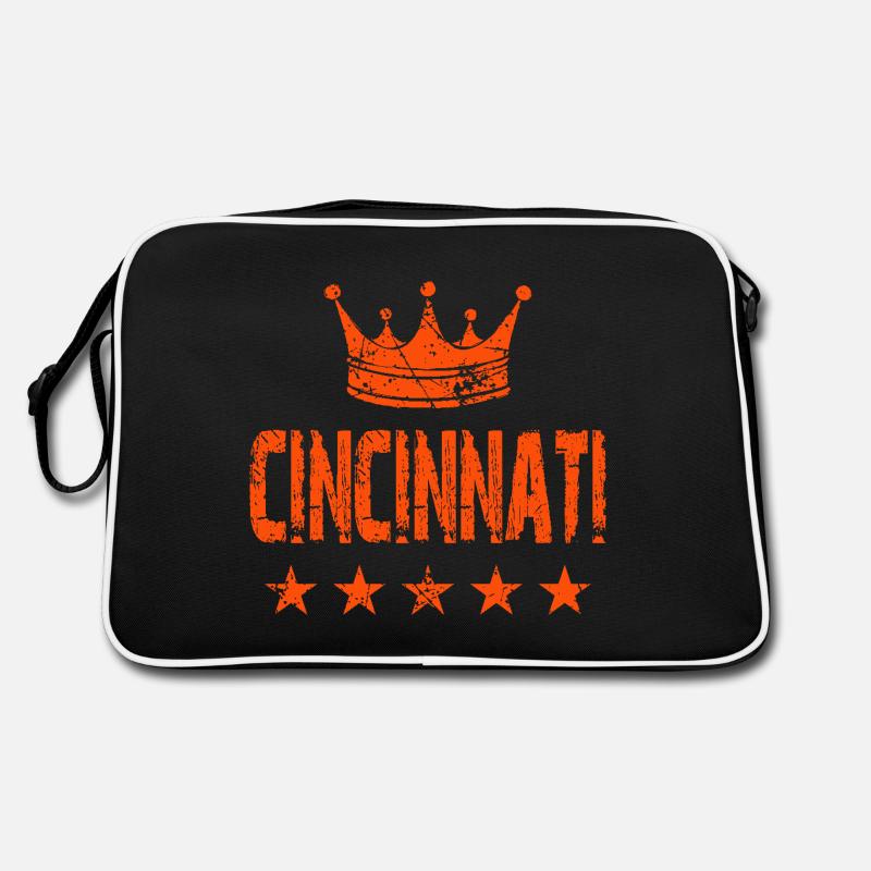 Cincinnati Krone Sterne Retro Tasche