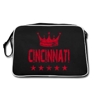 Cincinnati Crown Stars - Retro Bag - black/white - Back