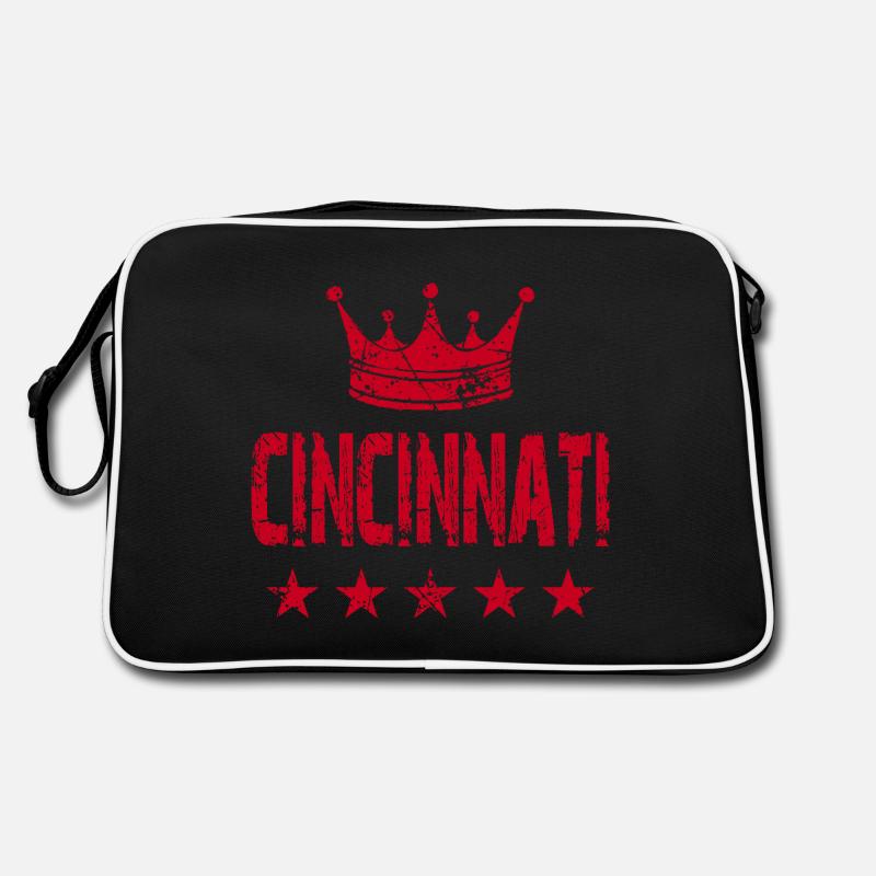 Cincinnati Krone Sterne Retro Tasche