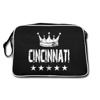 Cincinnati Crown Stars - Retro Bag - black/white - Back