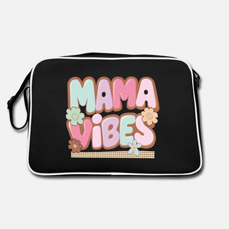 Mama Vibes: Glanz & Liebe Retro Tasche