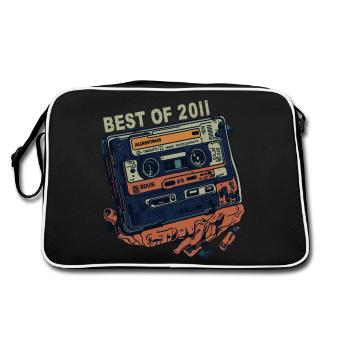 Cassette 2011 vintage 2011 - Vintage since 2011 - Retro Bag - black/white - Back