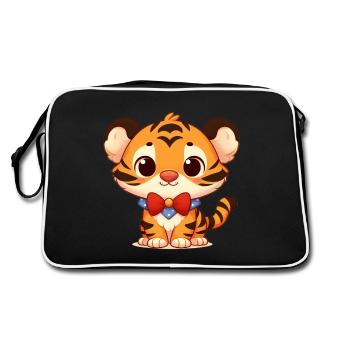 tiger 3 - Sac Retro - noir/blanc - Dos