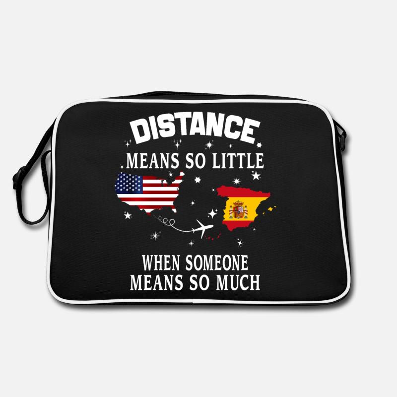 Distance Means So Little When Someone Means Much Retro Bag