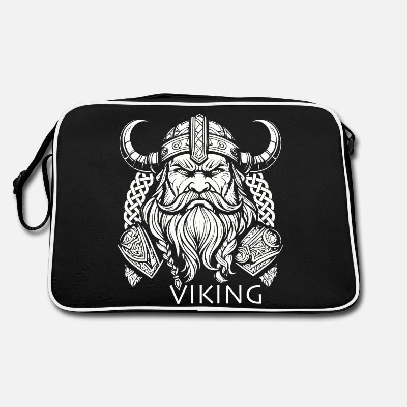 Viking - Retro Bag - black/white