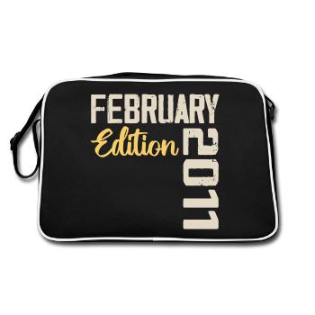 February 2011 Anniversary February 2011 Retro - Retro Bag - black/white - Back