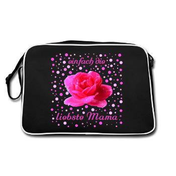Dearest Mama Rose - Retro Bag - black/white - Back