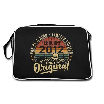 Birthday Gift February 2012 Cool February 2012 - Retro Bag - black/white - Back