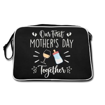 Our First Mothers Day Together - Sac Retro - noir/blanc - Dos