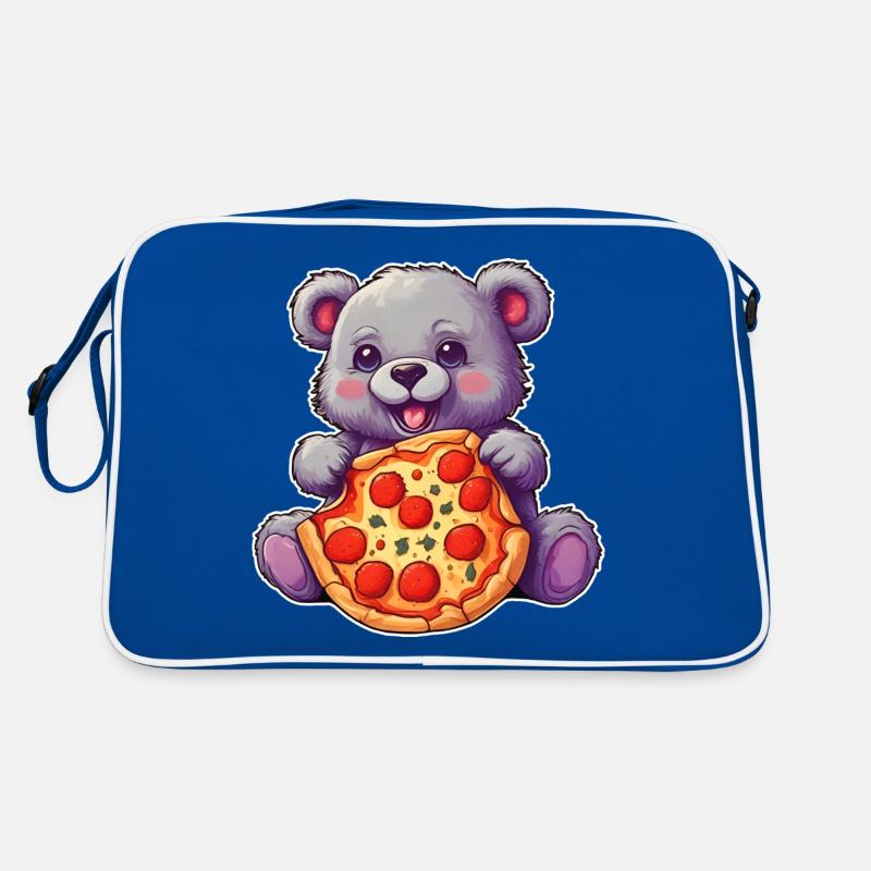 Teddy aime la pizza Sac Retro