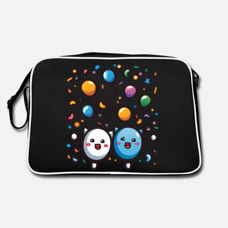 Carnival joy with confetti Retro Bag