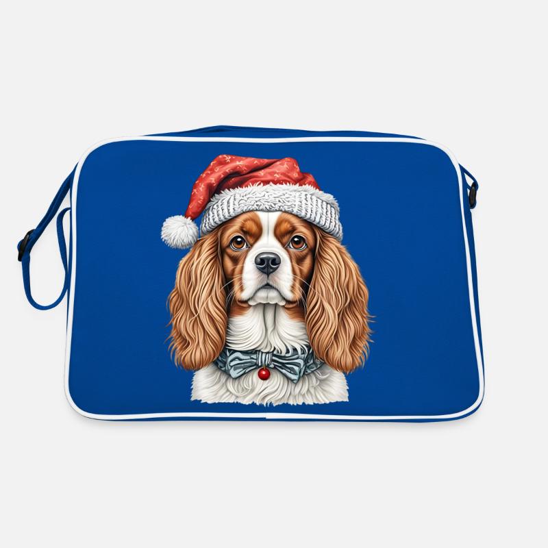 Cavalier King Charles Épagneul Noël Sac Retro