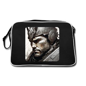 Guerrier - Sac Retro - noir/blanc - Dos