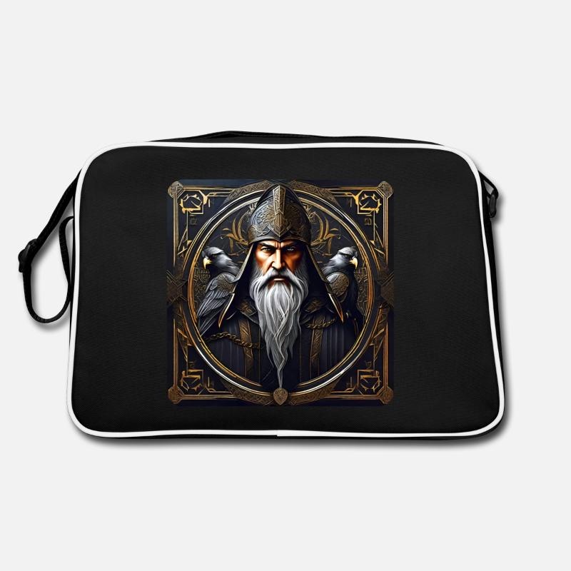 Mystic Magician with Ravens Retro Bag