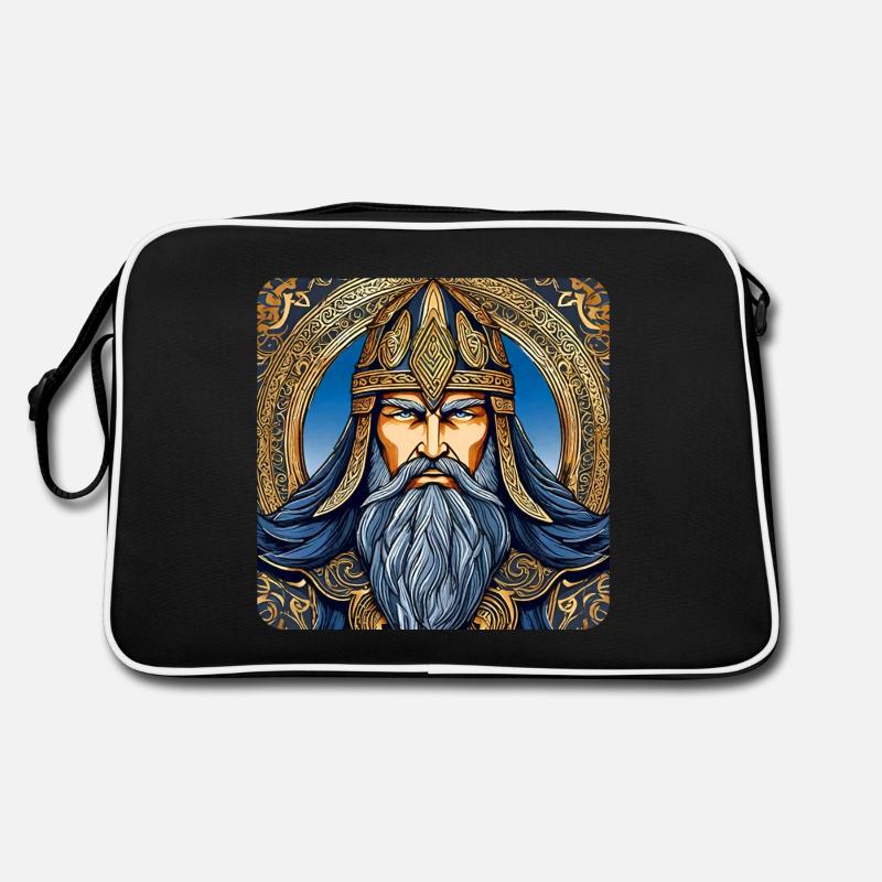 Stolzer Wikinger Retro Tasche