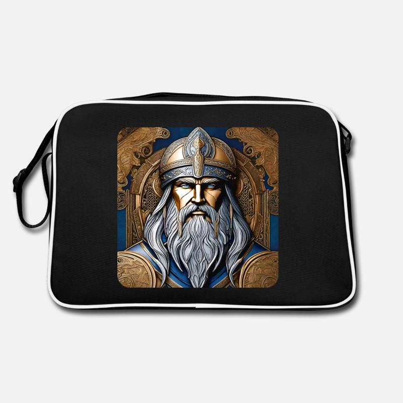 Stolzer Wikinger Retro Tasche