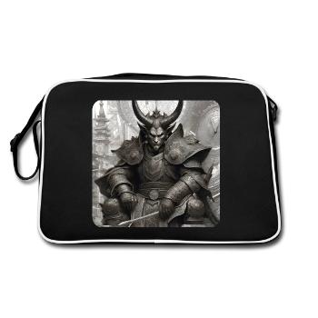 Demon, Monster, Monster, Monster, - Retro Bag - black/white - Back
